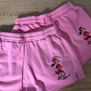 Disney Minnie Mouse Pink Athletic Shorts